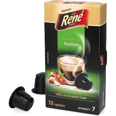 Café René | Лешниково кафе - 10 капсули за Nespresso®