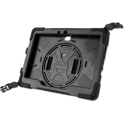 4smarts Rugged Tablet Case Grip - удароустойчив калъф с лента за врата за Samsung Galaxy Tab Active Pro (черен)