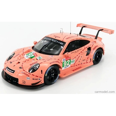 Ixo-models Porsche 911 991 Rsr Team Porsche Gt N 92 růžová 1:18