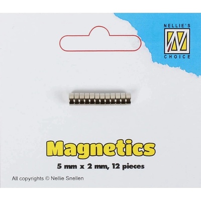 Nellie Snellen Magnety 5 x 2 mm / 12 ks