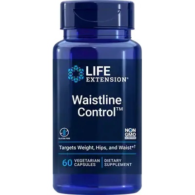Life Extension Waistline Control, Оптимизация на мазнините, 60 растителни капсули