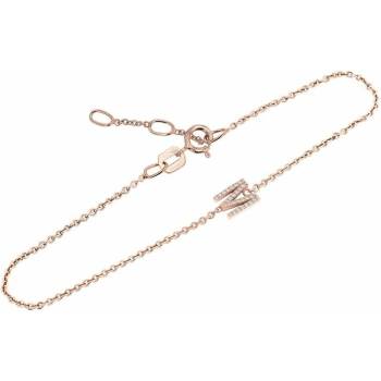 Eppi Náramok s písmenkom a lab-grown diamantmi Ainslee BR48690