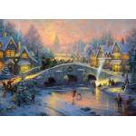Schmidt Spiele - Puzzle Kinkade: Winter village - 1 000 piese