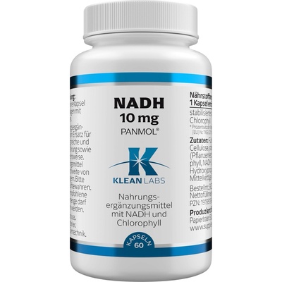 KLEAN LABS NADH 10 mg PANMOL® - 60 капсули