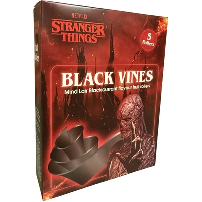 Stranger Things Fruit Roll Up měkké pásky s příchutí černého rybízu 60 g