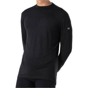 super. natural Мъжка долна блуза с дълъг ръкав super. natural Tundra 175 L/S Longsleeve - Jet Black - размер 3XL (014-2128-0216)