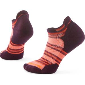 Smartwool Дамски чорапи за бягане Smartwool Women's Run Targeted Cushion Stripe Low Ankle Running socks - Wild Salmon - размер 34-37 (EU) (201-4493-0311)