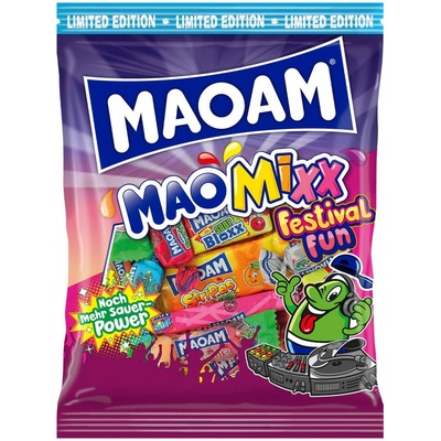 Maoam MaoMixx Festival Fun ovocné žvýkací bonbony 250 g