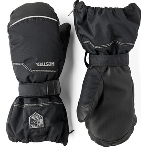 Hestra Ръкавици Hestra Baby Zip Mitt Gloves - Black / Black - размер 1 (EU) (202-8720-0111)