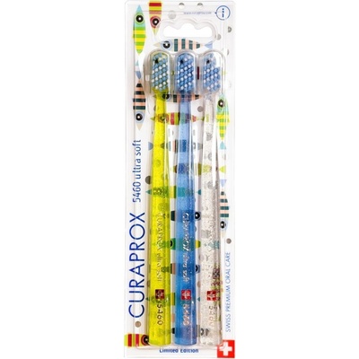Curaprox 5460 Limitovaná edícia Morská Ultra soft 3ks