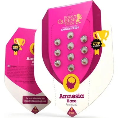 Royal Queen Seeds Amnesia Haze semena neobsahují THC 10 ks