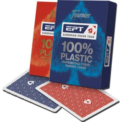Fournier EPT 100% Plastic Červená