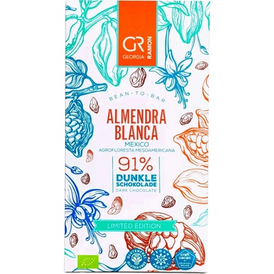 GR 91% hořká čokoláda ALMENDRA BLANCA MEXIKO BIO 50 g