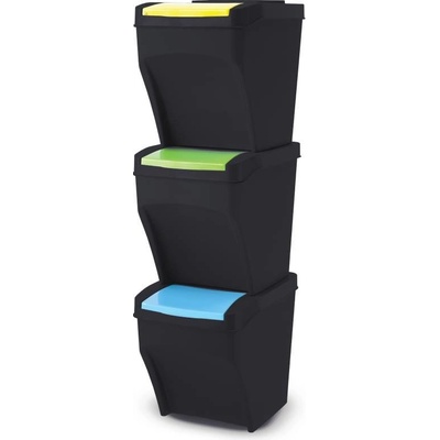 Benco Sada košů na tříděný odpad Practic 3 x 25 l – Hledejceny.cz