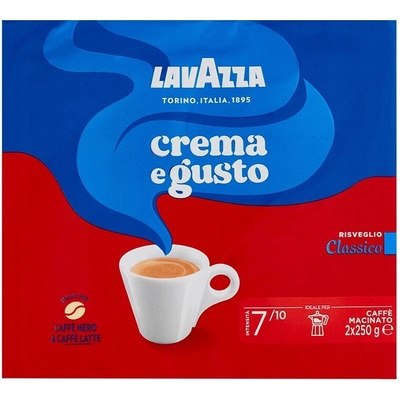 Lavazza Crema e Gusto Classico mletá 2 x 250 g
