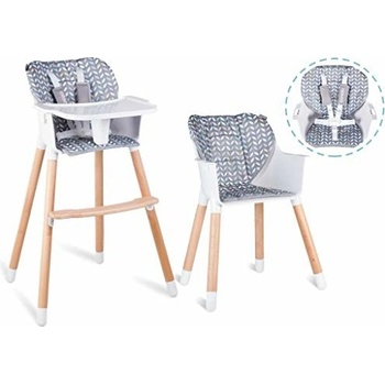 Lionelo dřevěná židle 2v1 KOEN