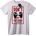 NOONEBRAND Тениска Не Спирай Играта - 7XL, White