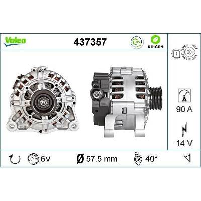 Alternátor VALEO 437357