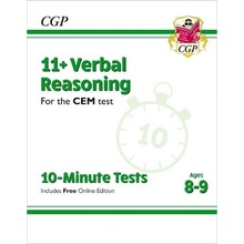 New 11+ CEM 10-Minute Tests: Verbal Reasoning - Ages 8-9 (with Online Edition) (CGP Books)(Paperback / softback)