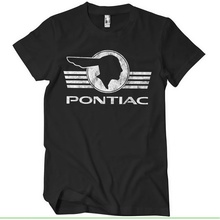 Pánské tričko Pontiac Retro logo černá černé