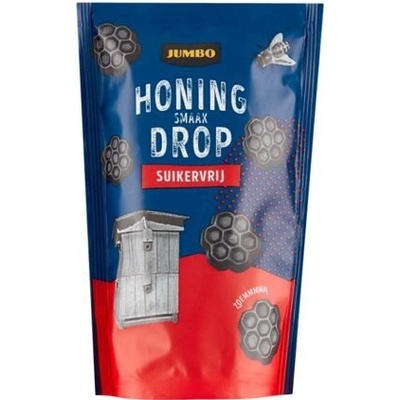 Jumbo Honing Smaak Drop Suikervrij lékořicovo medové bonbonky 100 g