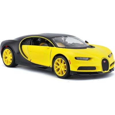 Maisto Bugatti Chiron žlto-čierna 1:24