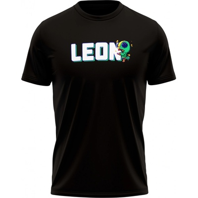 Brawl Stars Tričko Leon černá