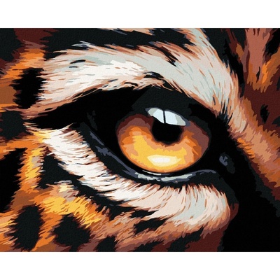 Zuty Malování podle čísel LEOPARDÍ OKO