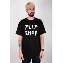 Pánské triko FLIPSHOP BIG Front Logo black černá