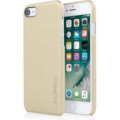 Incipio Feather Case - тънък поликарбонатов кейс за iPhone 8, iPhone 7 (златист)