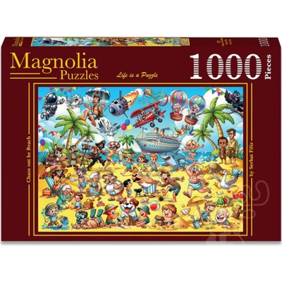 MAGNOLIA Chaos na pláži 1000 dielov