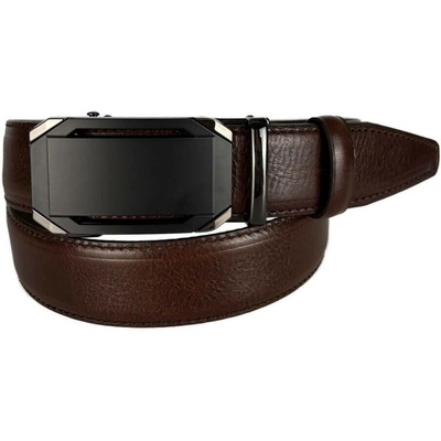Penny Belts Kožený opasek 35-051-Z9-506 tmavě hnědý