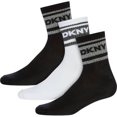 DKNY Дамски чорапи DKNY 3 pack Womens Sport Socks Lyra - Black/White