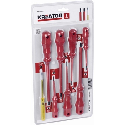 Kreator KRT400201 - Sada izolovaných šroubováků 8ks