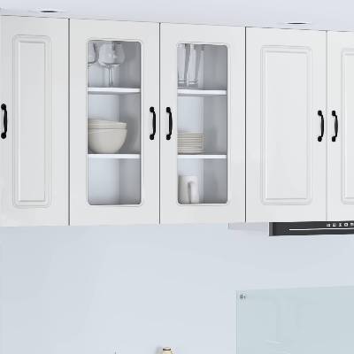 vidaXL Панел за миялна машина Kalmar Лъскаво бяло 40 x 31 x 80 см (884642)