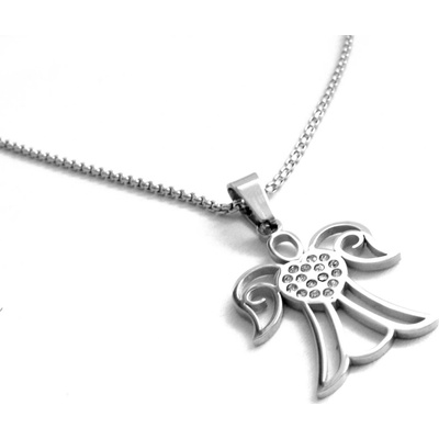 Steel Jewelry náhrdelník anděl z chirurgické oceli NH180475