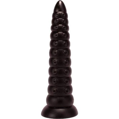 X-Men Лепящо се нестандартно дилдо - Butt Plug "BEST SUITED BLACK XL" 30 см