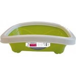 Mpets Memphis Cat Litter Tray with Rim - открита котешка тоалетна с борд 40, 5 x 33, 2 x 12 см - 20100299