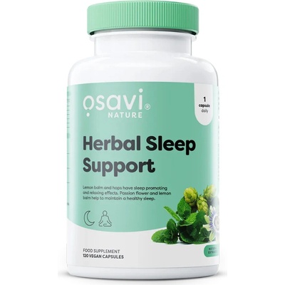 Osavi Herbal Sleep Support bez melatonínu 120 rastlinných kapsúl