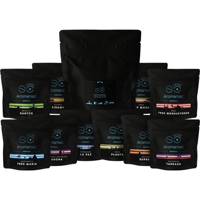 Aromaniac degustační balíček Nekyseláč zrnková 10 x 50 g