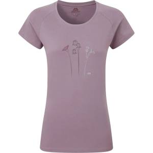 Mountain Equipment Дамска тениска Mountain Equipment Women's Mountain Flower Tee T-shirt - Allium - размер 38 (EU) (916-5950-0113)