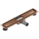 Mexen Flat корпус за линеен отвод 60 см, четкана мед - 1C15060 (1C15060)
