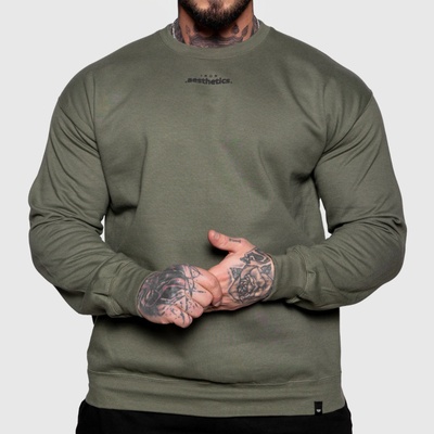 Oversize mikina Iron Aesthetics Everyday, zelená