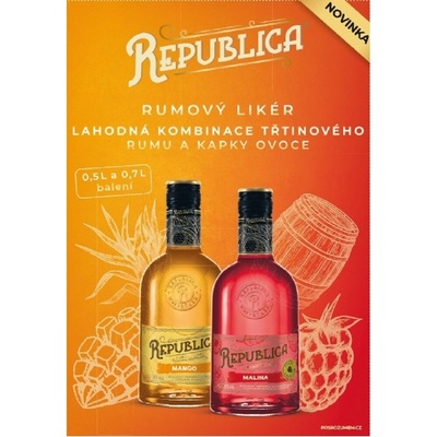 Božkov Republica Mango 20% 0,5 l (holá láhev)