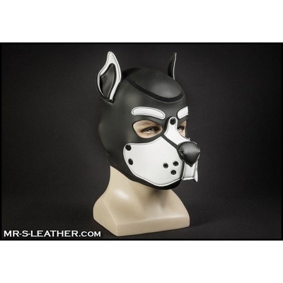 Psia maska Mr. S Leather Neoprene K9 Hood neoprénová psia kukla pre puppy play
