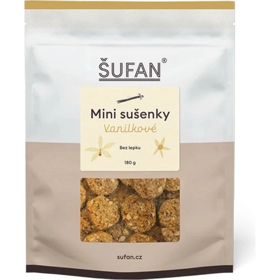 Šufan Mini sušenky Vanilkové sušienky bez lepku 180 g