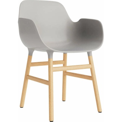 Normann Copenhagen Form s podrúčkami warm grey / oak