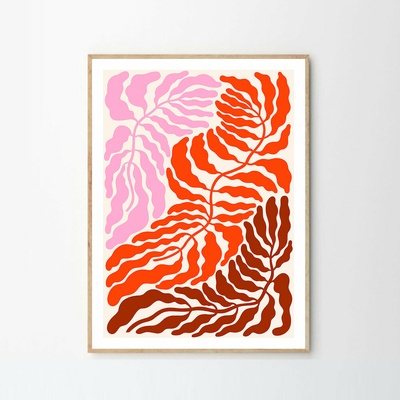 Moikka Plagát Triple 03 by Linnéa Andersson 50x70 cm