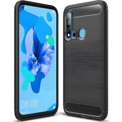 Huawei Carbon Shield TPU калъф за Huawei P20 Lite 2019 - Черен KP19409