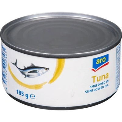 Aro tuňák v rostlinném oleji drcený, 185 g